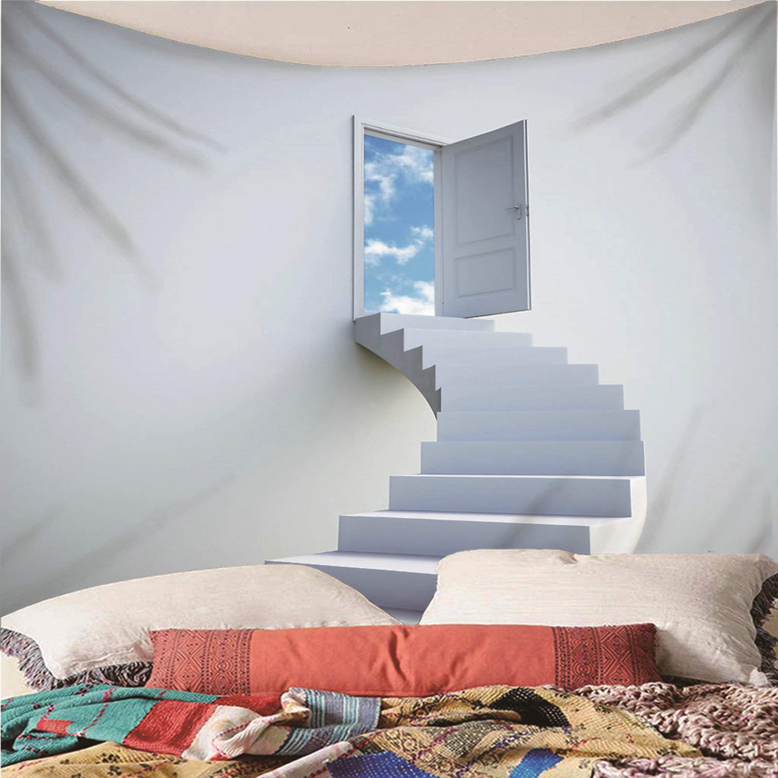 Tapis Mural 130x150 Cm Tenture Murale Psychédélique 130x150 Cm - Déco  Vibrante Pour Chambre, Salon Ou Soirées Tissu Polyester Imprimé, image size:1600x1600