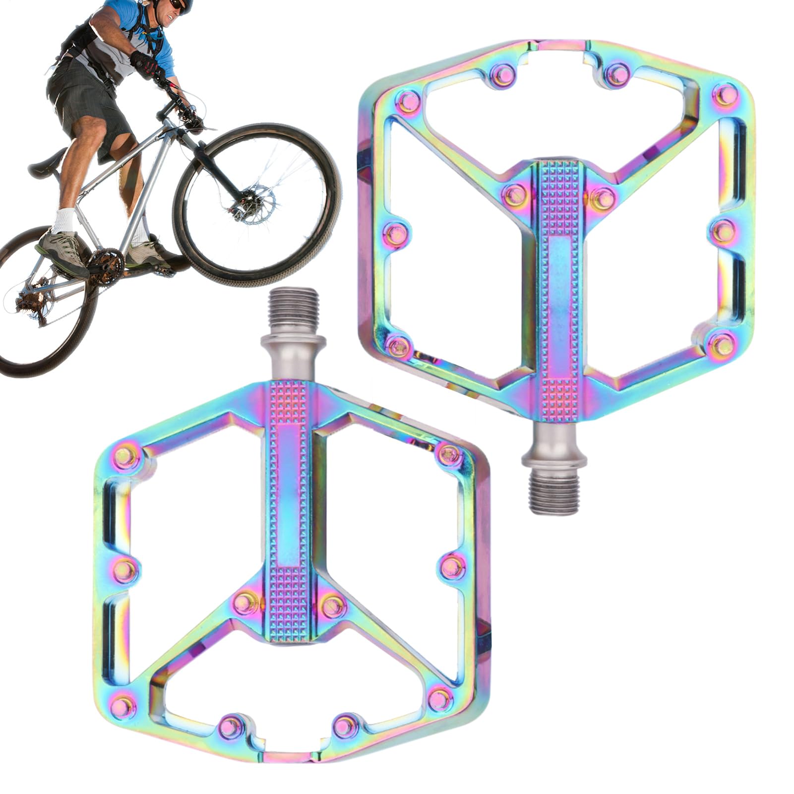 Pedales para Bicicleta de Montaña Aleación De Aluminio Rodamiento DU