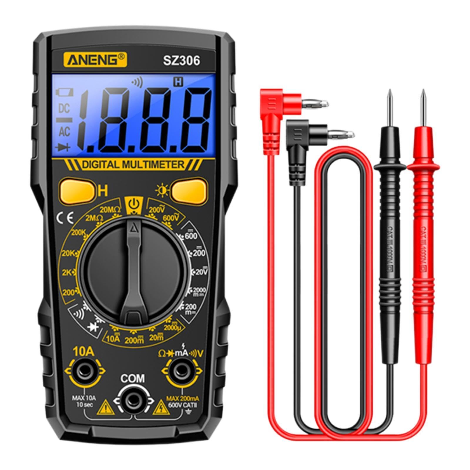 Club Bollywood®Digital Multimeter Auto Power Off for Automotive Household Outlets Black|Electrical & Test Equipment|Test Measurement & Inspection|Test Meters & Detectors-picture-18