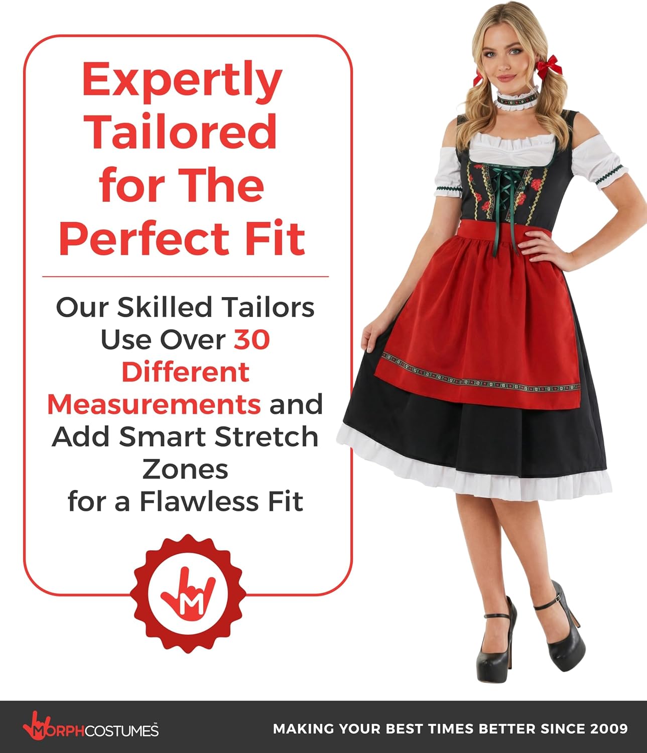 Morph Dirndl Dresses Women, Oktoberfest Outfits Women, October Festival Costume, Womens Lederhosen, Womens Halloween Costume