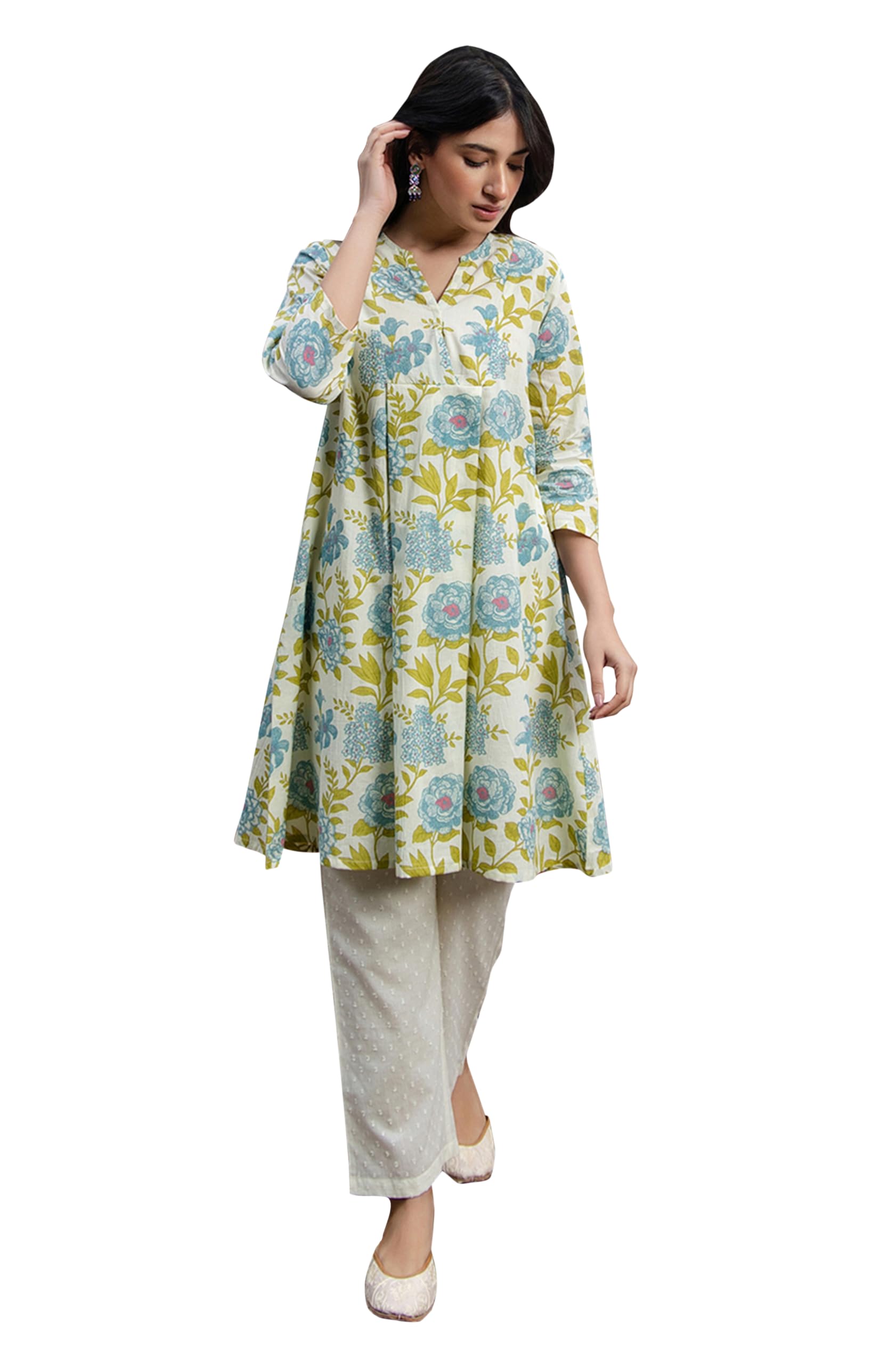 janasya Women's Floral Regular Tunic-picture-36