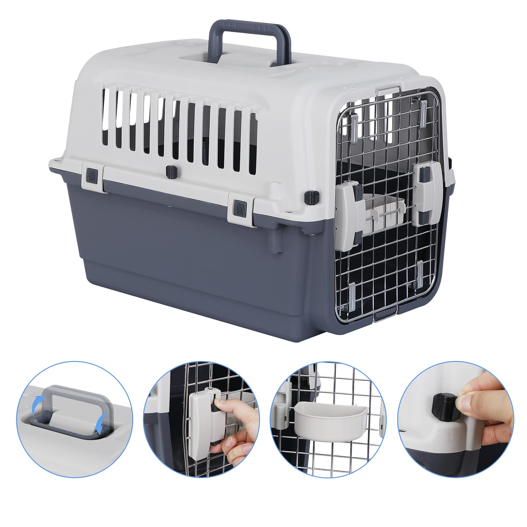 Amazon | Oteymart ペットキャリー 犬 クレート 犬 中型犬 大型犬 小型 