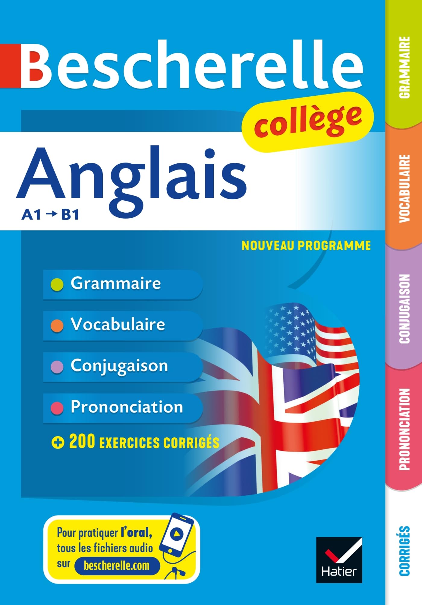 Bescherelle Anglais college: grammaire, conjugaison, vocabulaire, prononciation (A1-B1)