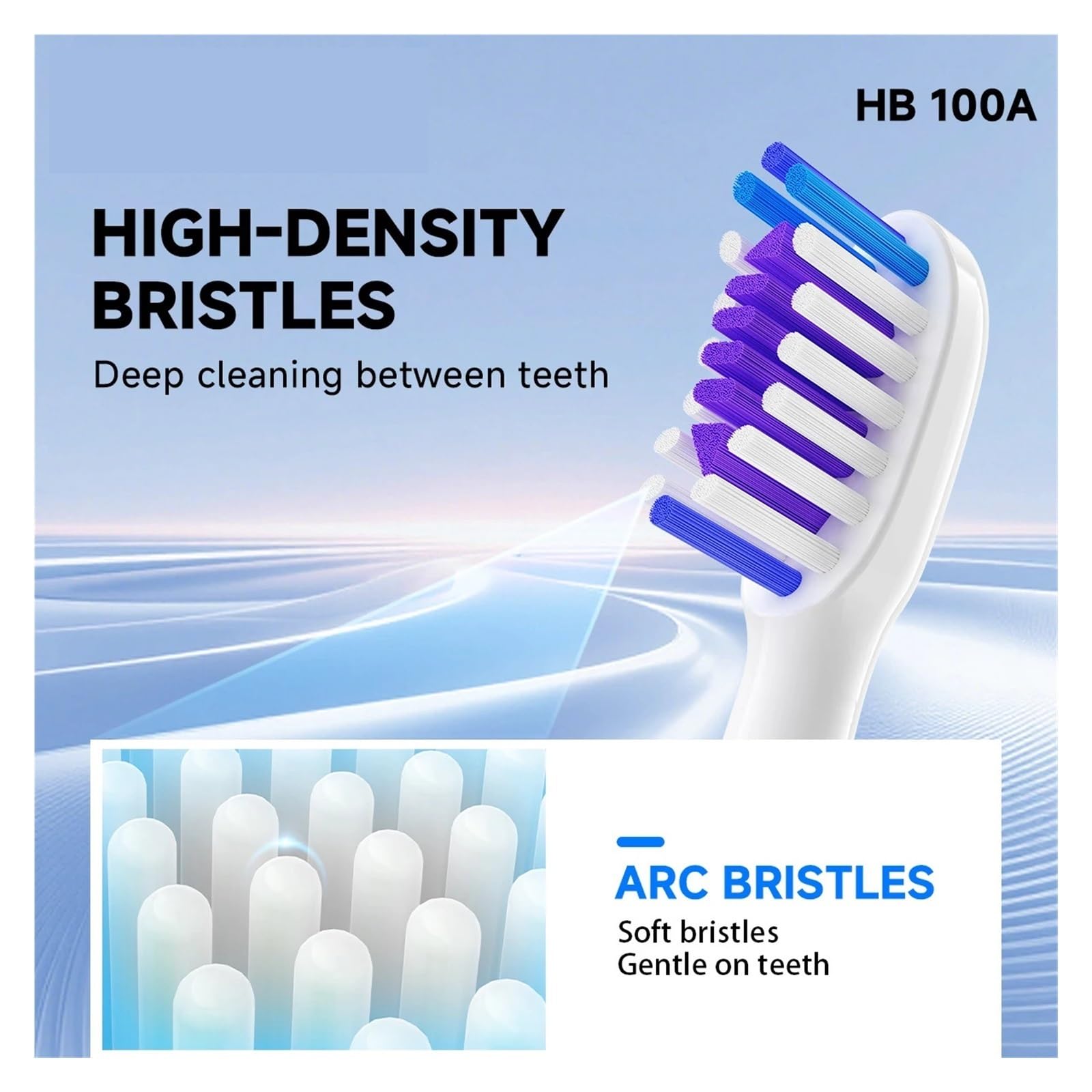 Testine per spazzolino, compatibile con Philips, HX5 HX6 HX7