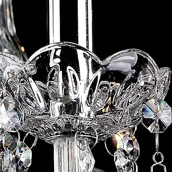 クリスタル製6灯シャンデリア ◇【吊照明】 クリスタルシャンデリア 6灯 / 天井照明