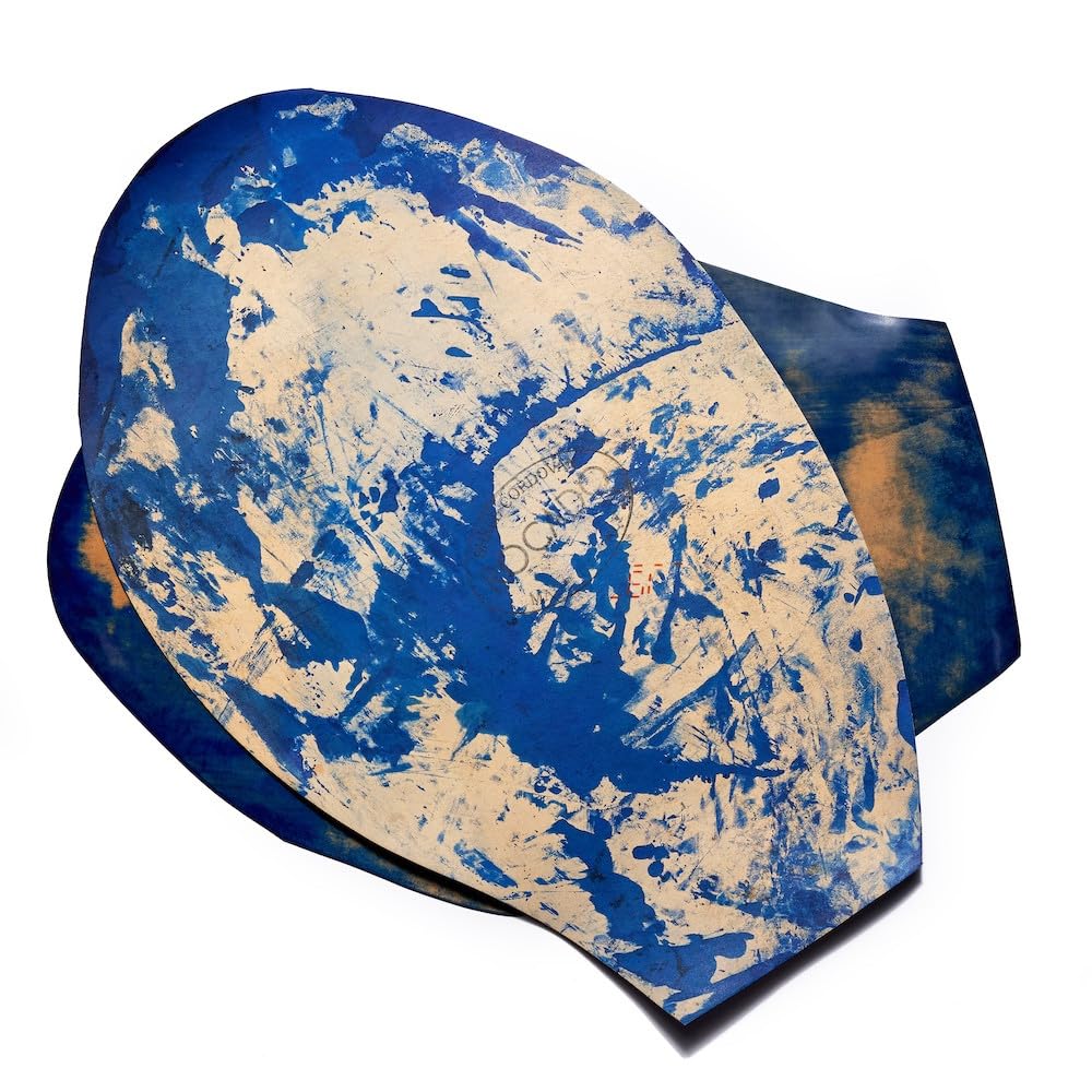Buckleguy.com Rocado Shell Cordovan, Marble, Blue, 4oz, 2.7 sqft - (.25 m2)