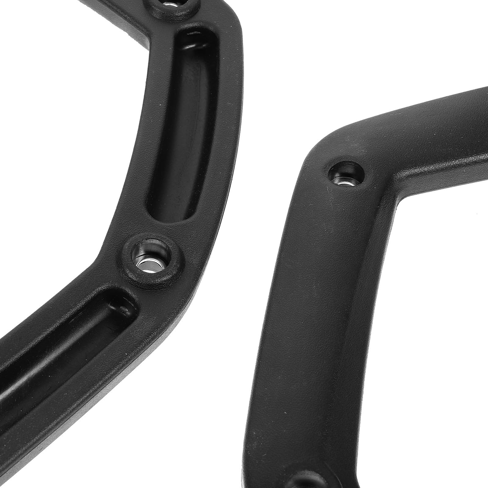 2pezzi Braccioli per Sedia da Gioco e Ufficio in Plastica Pp Elasticizzati, Ricambio Ergonomico per Poltrona Gaming Nero, Accessori per Anziani e Donne Incinte