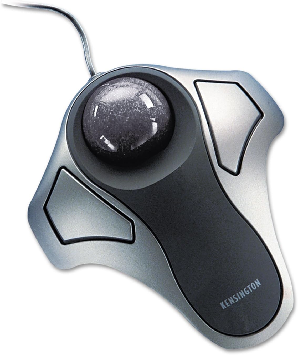 Orbit Optical Trackball Mouse, USB 2.0, Left/Right Hand Use, Black/Silver