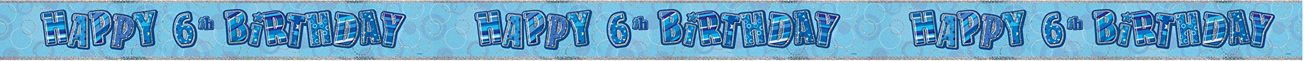 Unique Party 92068 - 9ft Foil Glitz Pink Happy 80th Birthday Banner — view 184
