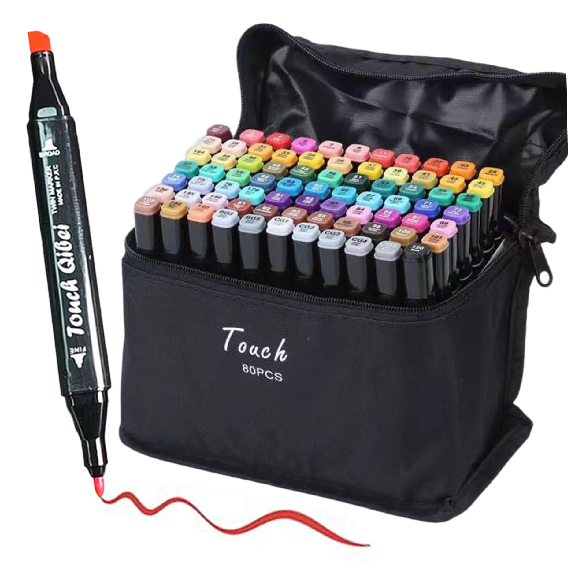 Stylos d'art doubles conseils 80 couleurs pour livre coloriage