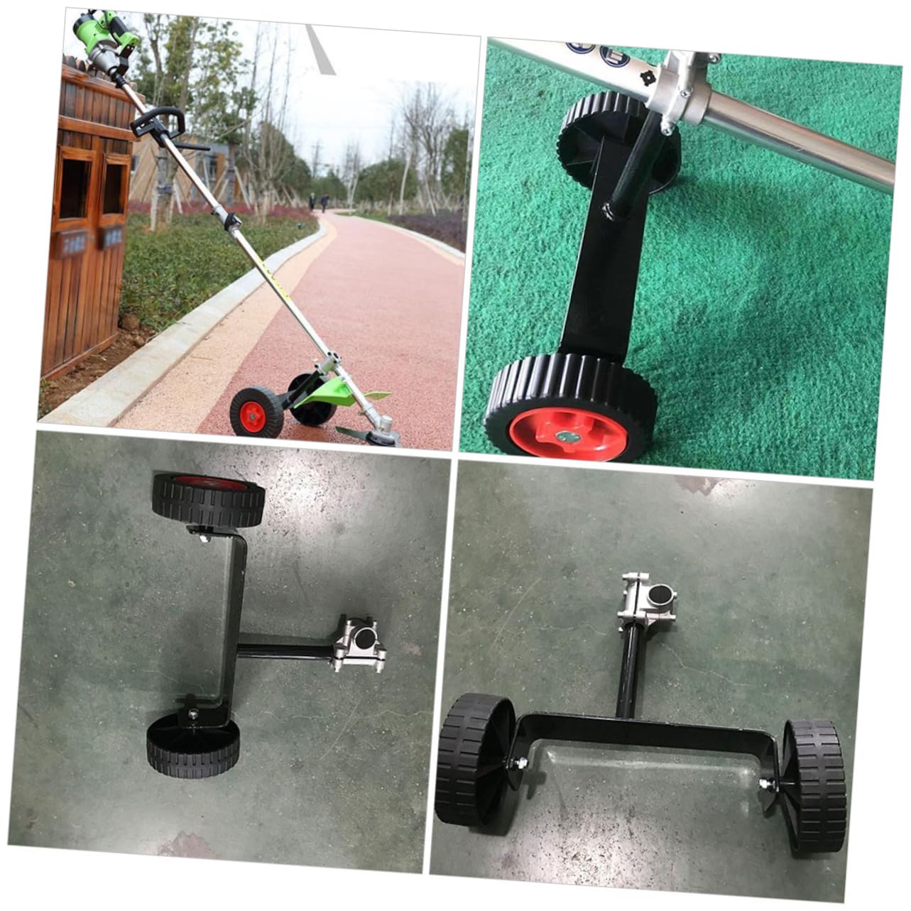 HEMOTON Ruedas Para Cortacésped De Ruedas De Silenciosas Para Carrito Duradero y Estable
