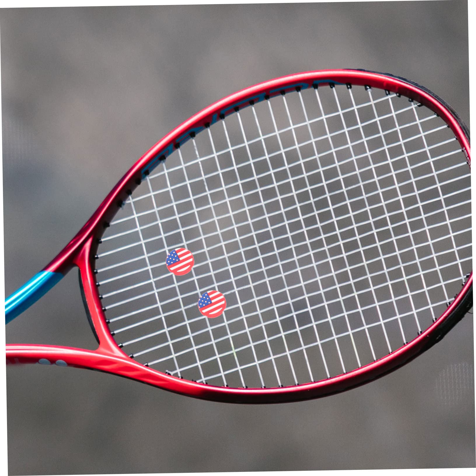 HANABASS Stoßdämpfer Für Tennisschläger Schlägerdämpfer Tennis-Griptape Tennisdämpfer Mit Union Jack-Flagge Us-zubehör Schläger Schockierend Tennisgriff Tennis-zubehör Kieselgel