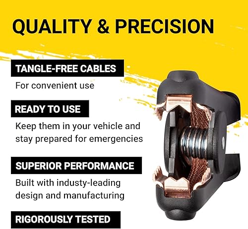 Miniatura 4 de Spartan Power - Juego de cables para pasar corriente de calibre 0 para uso pesado, 10 AWG, hecho en los Estados Unidos