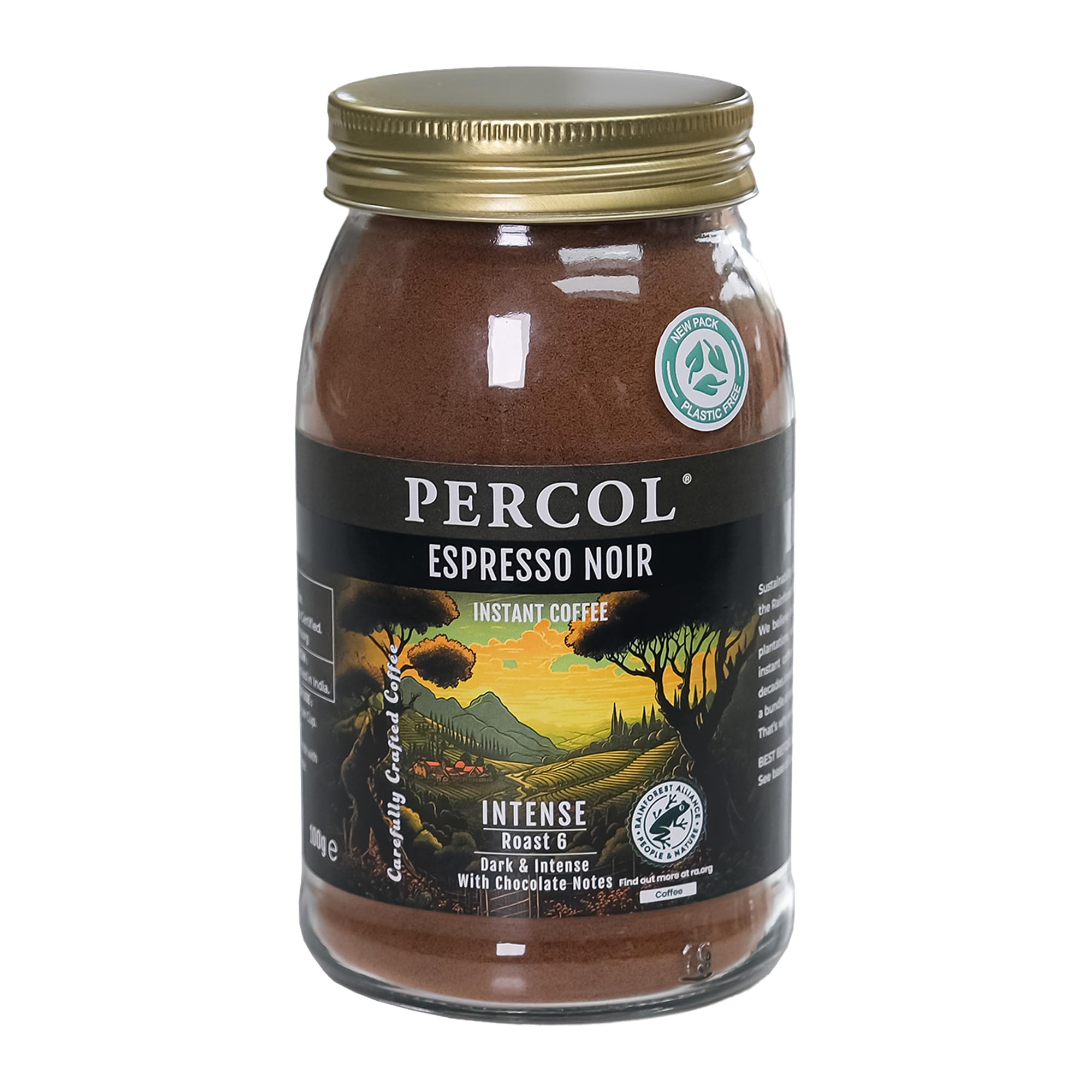 Percol Espresso Noir Instant Coffee, 100g