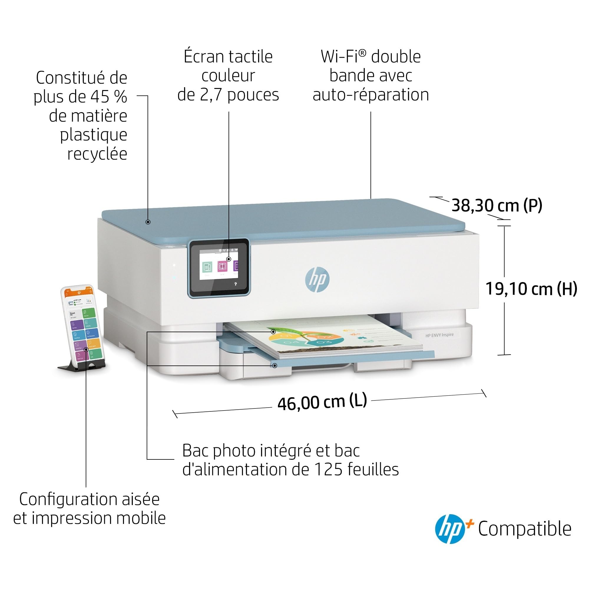 HP Imprimante Tout-en-Un Envy Inspire 7221e