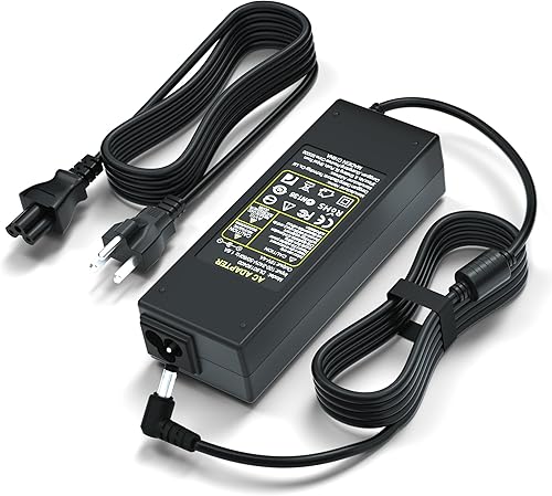 Cable de alimentación AC DC Cargador para monitor LG Cable de alimentación DC 19V 4A para LG Electronics 27 "24" 23" 22" 20" 19" LED LCD HD HDTV