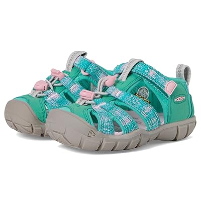KEEN Kids Seacamp II CNX (Toddler/Little Kid/Big Kid) Kids Shoes Bright Aqua/Pink A Boo