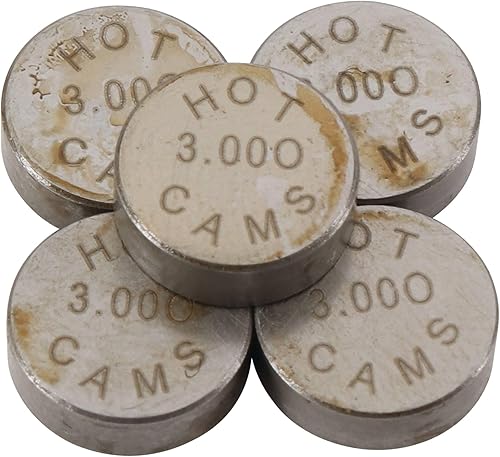 Hot Cams 5PK948300 5 Pack 0.373 in X 3.00Mm Kits de calza de válvula compatibles con/reemplazo para Yamaha 5Pk948300