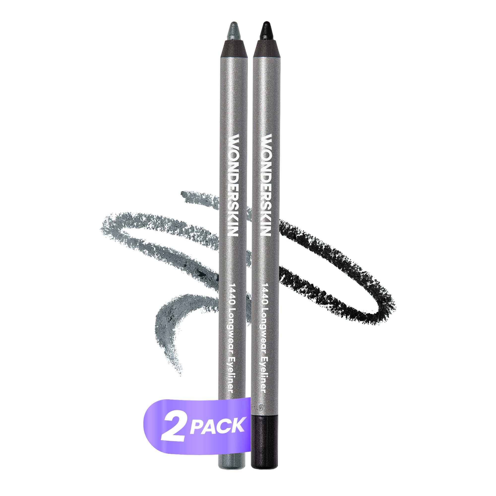 Wonderskin 1440 Langhaftender Eyeliner, Eyeliner-Stifte, Wasserfester Augenstift, Langlebiger Und Wischfester Kajalstift
