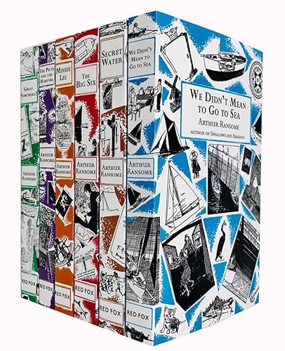 Swallows and Amazons Series (7-12) Collection 6 Books Set By Arthur Ransome (We Didn't Mean to Go to Sea, Secret Water, The Big Six, Missee Lee, The Picts and the Martyrs, Great Northern?)