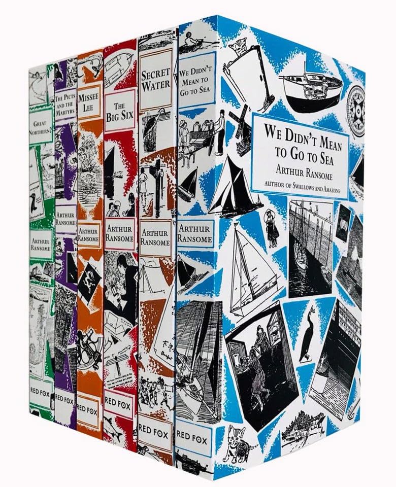 Swallows and Amazons Series (7-12) Collection 6 Books Set By Arthur Ransome (We Didn't Mean to Go to Sea, Secret Water, The Big Six, Missee Lee, The Picts and the Martyrs, Great Northern?)      Paperback – January 1, 2022