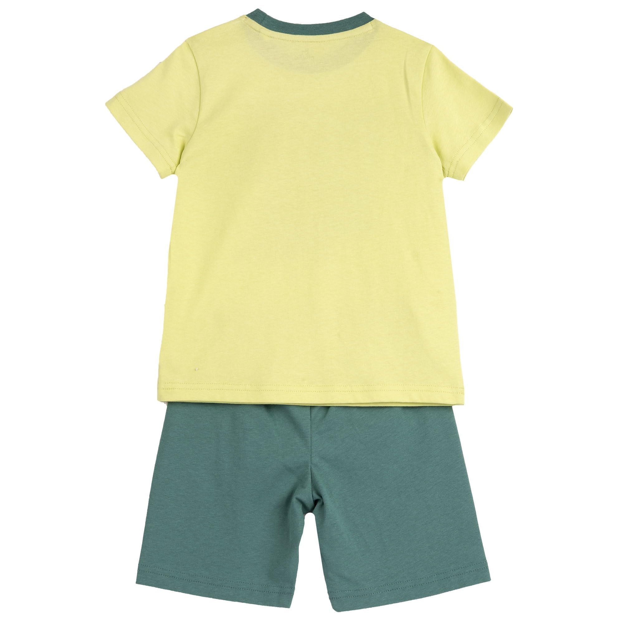 Chicco, Jungen‑Kurzpyjama mit T‑Shirt und Shorts, Ideal für Frühling und Sommer, Kinderbekleidung, Designed in Italy