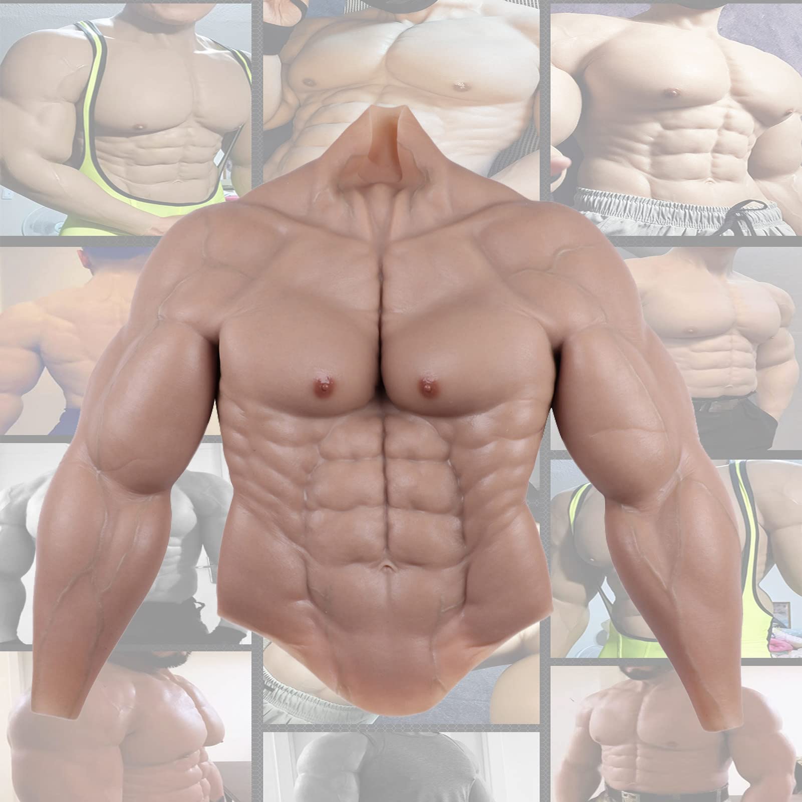 シリコンマッスル 腕 Amazon.co.jp: シリコンマッスルチェストリアルなフェイク