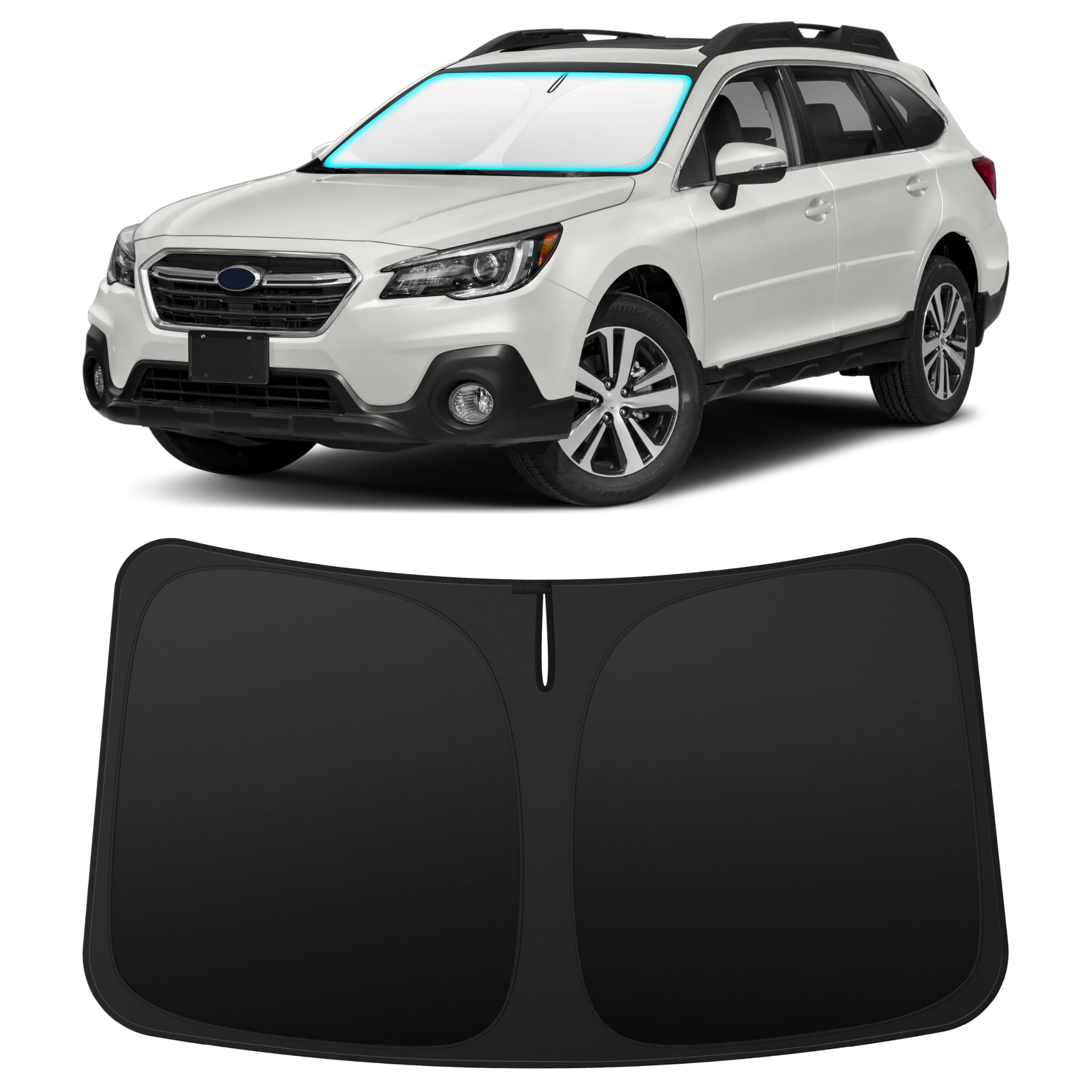 INSAUTO Custom Fit Windshield Sun Shade for Subaru Outback 2015-2019