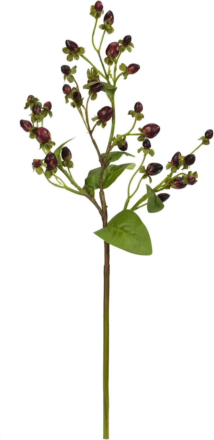 Nearly Natural 17in. Italian Coffee Bean Artificial Flower (Set of 8)