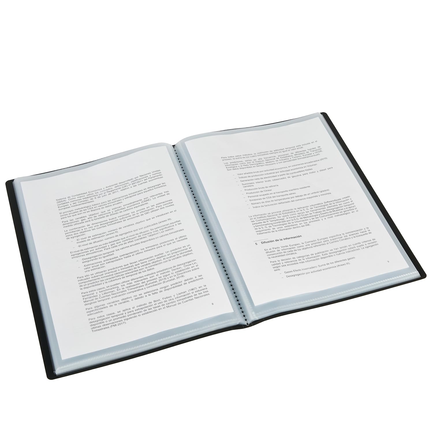 Grafoplas 1155143 - Folder of 50 Sleeves- Black, Folio - Image 2