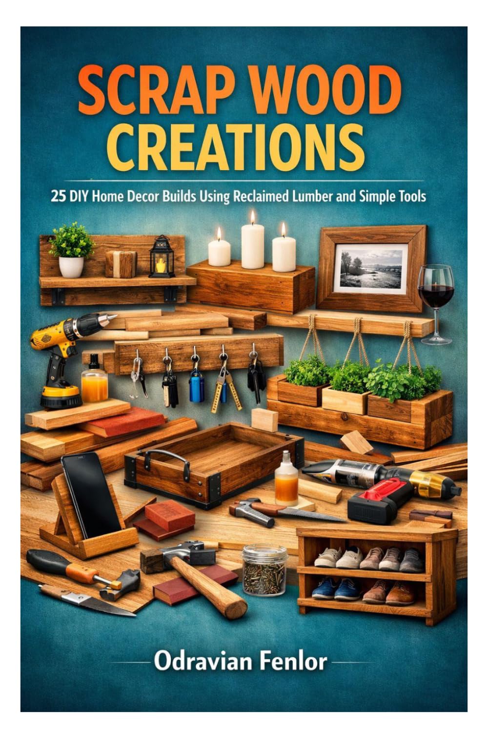 SCRAP WOOD CREATIONS: 25 DIY Home Decor Builds Using Reclaimed Lumber and Simple Tools