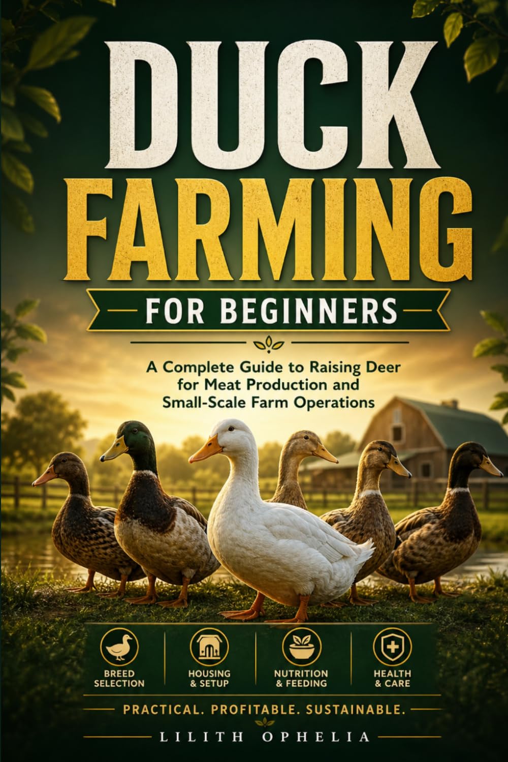 Duck Farming For Beginners: A Practical Guide to Raising Ducks for Egg and Meat Production on a Small Farm
