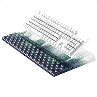 Vista 13 de Ospelelf - Soporte para teclado con reposamuñecas, cómodo soporte ergonómico para teclado para oficina y hogar