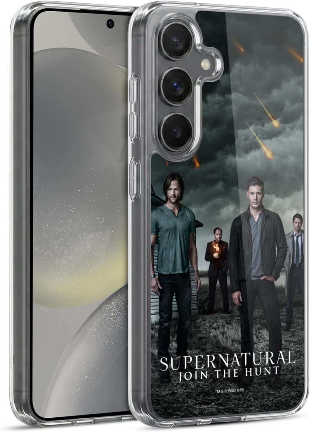 Head Case Designs Officially Licensed Supernatural Season 12 Group Key Art Gel Case [Military Grade Protection] Compatible with Samsung Galaxy S24 5G and Compatible with MagSafe