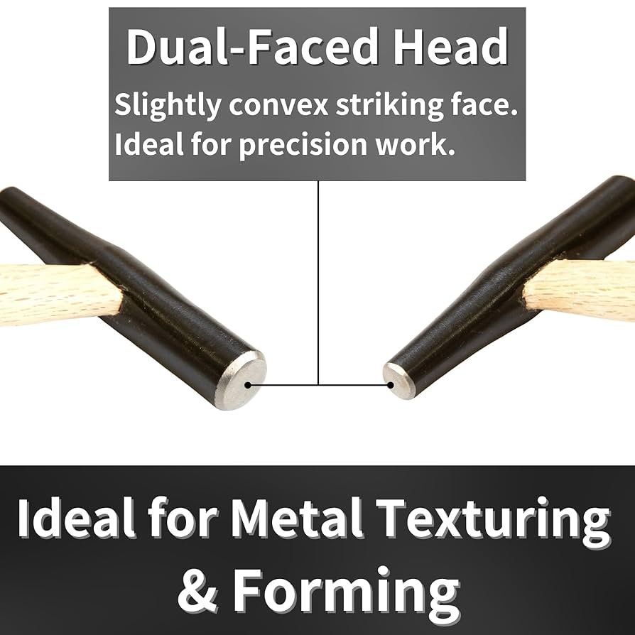 90s 00s hammer hammered プリント 工具 RANSHOU Japanese Forming Hammer 9 oz, Precision Embossing