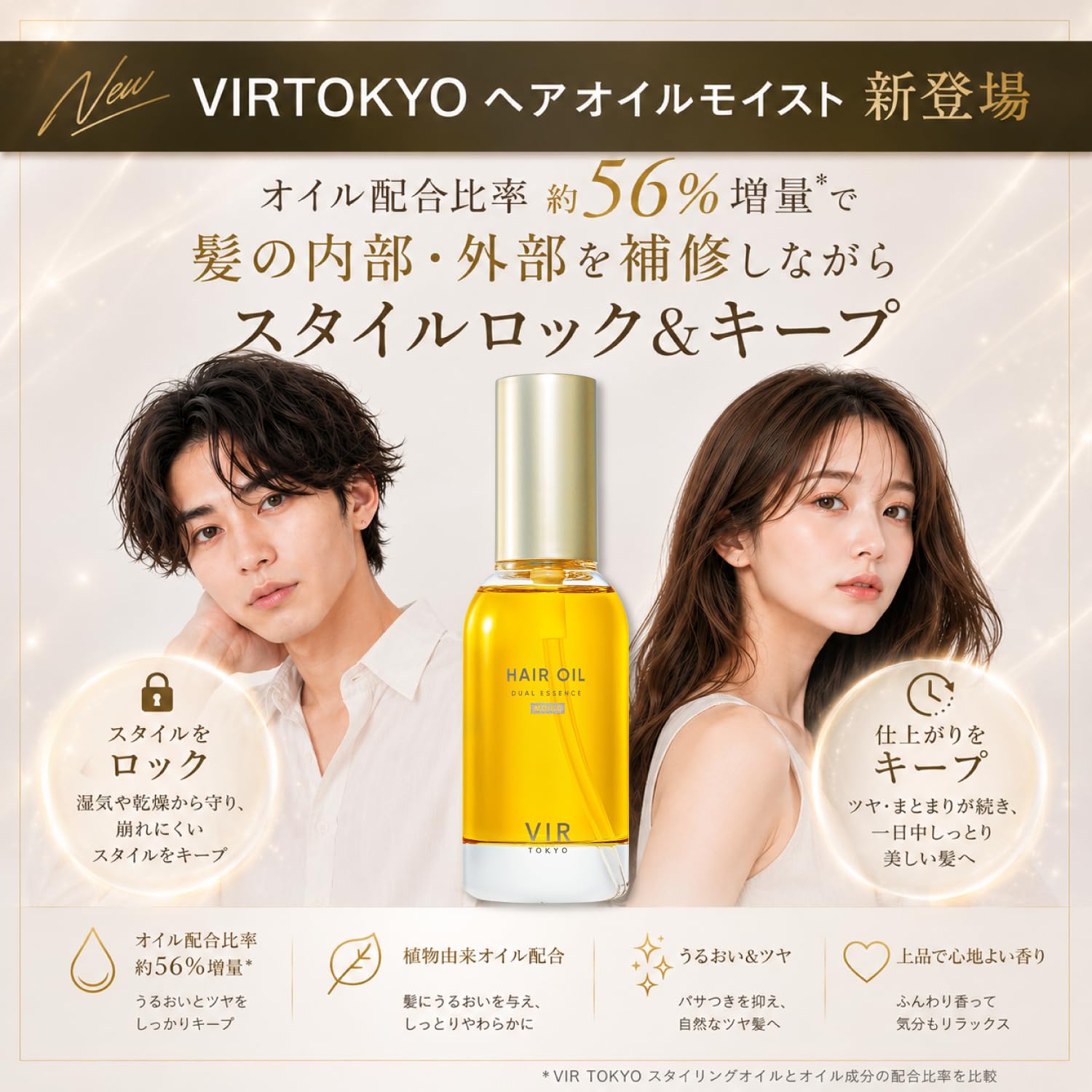 Amazon | VIR TOKYO(ウィルトーキョー) スタイリング ヘアオイル