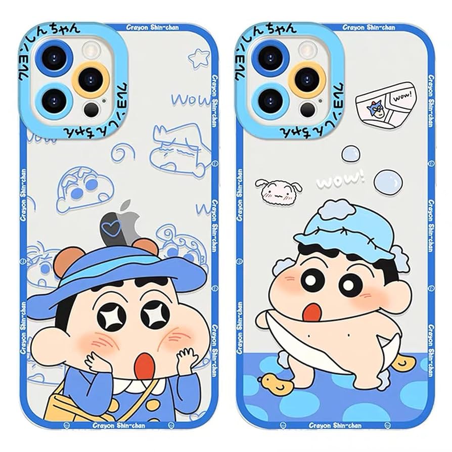 Amazon.co.jp: クレヨンしんちゃん iphone16/15/14/13/12/11 用