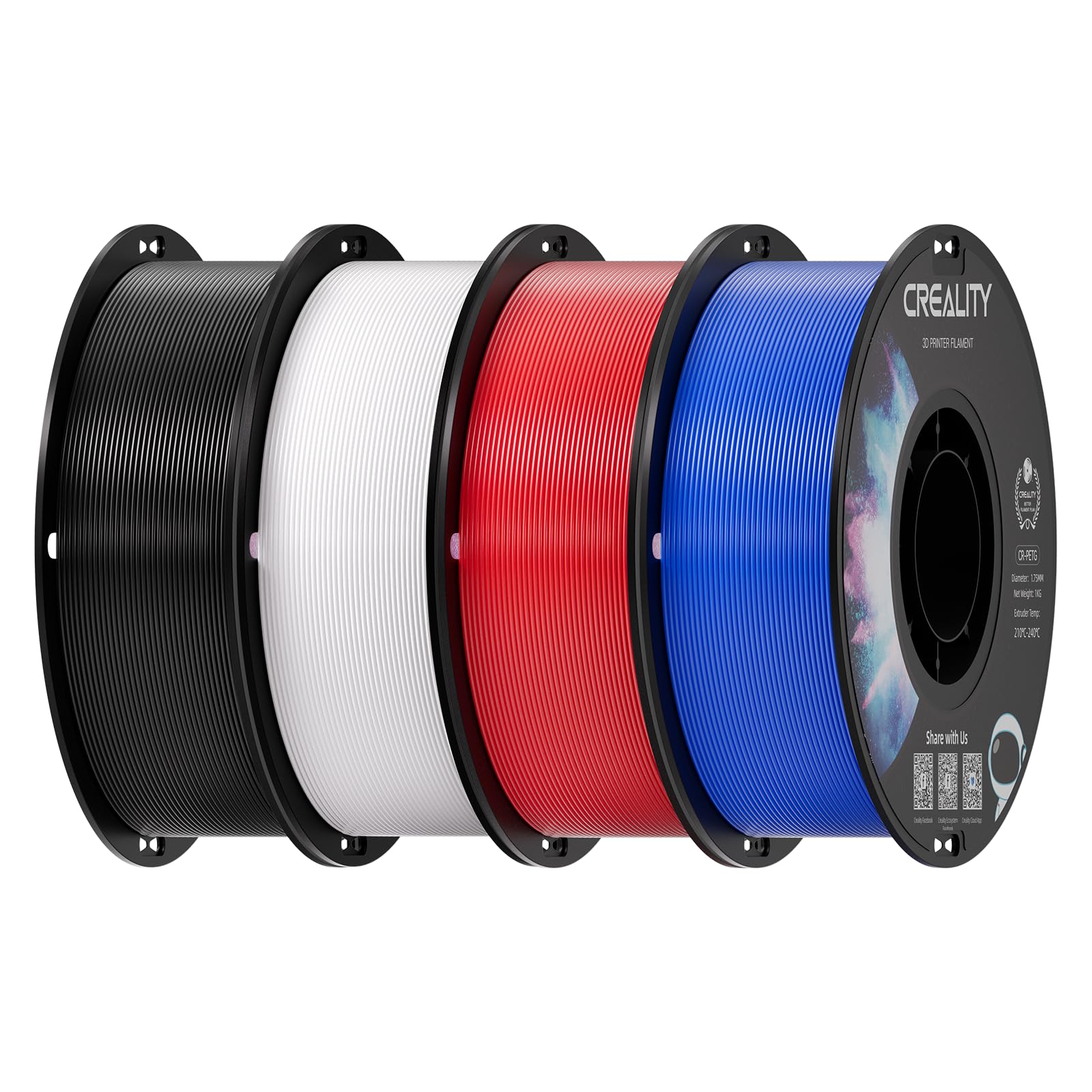 Creality PETG Filament - 2kg Black & White Pack -21