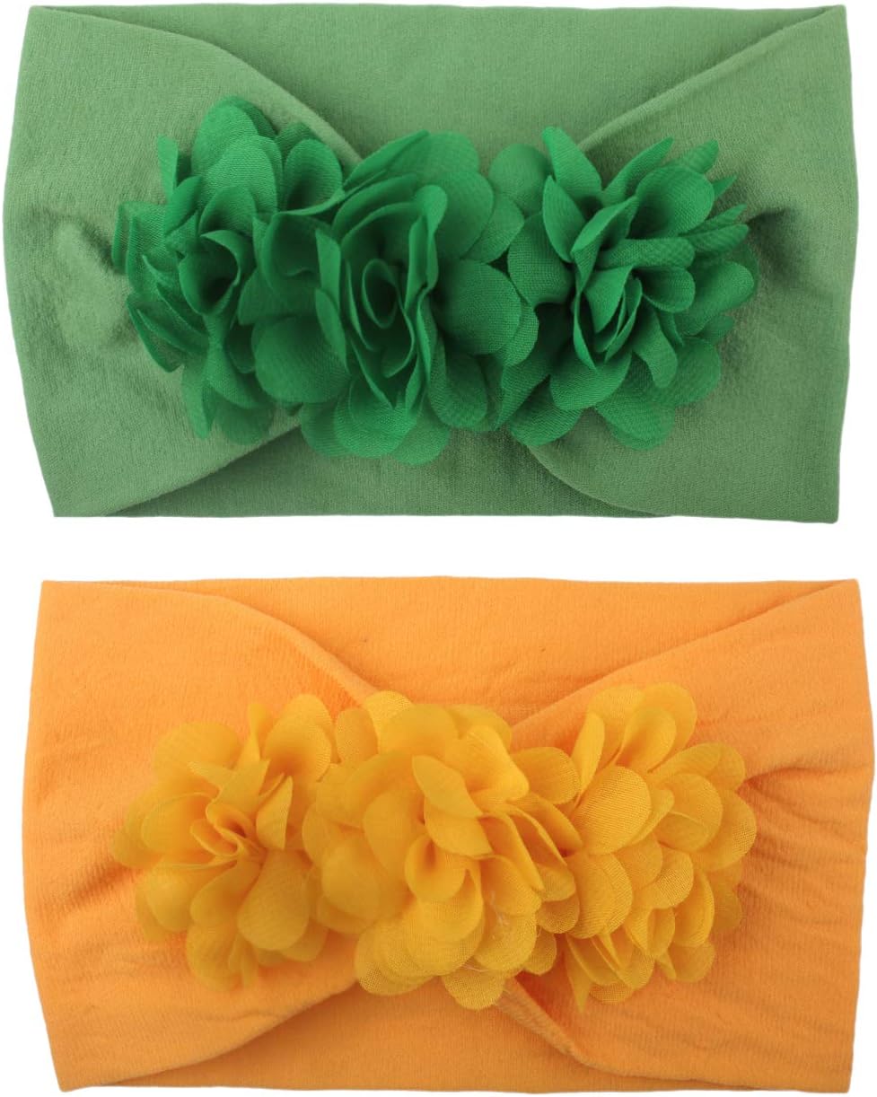 WZT Stretchy Knot Nylon Baby Headbands For Newborn Baby Girls Infant Toddlers Kids Bows Child Hair Accessories - Image 3