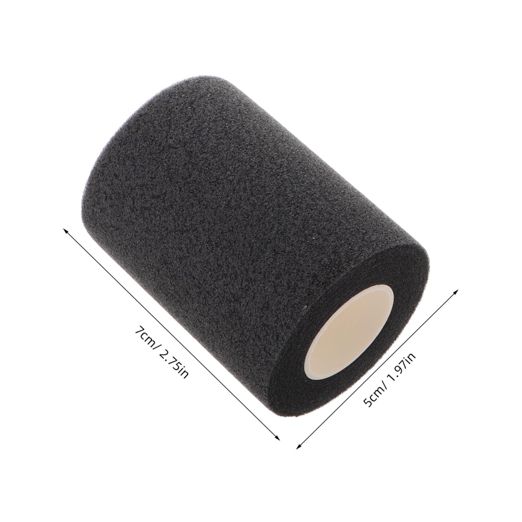 BCOATH 12pcs Sports Foam Bandage Grips Overgrip for Tennis Racket Grip Tape Athletic Tape Anti Slip Grip Tape Tennis Overgrip Grip Tape Racket Accessories Tennis Grip Tape Sponge Black