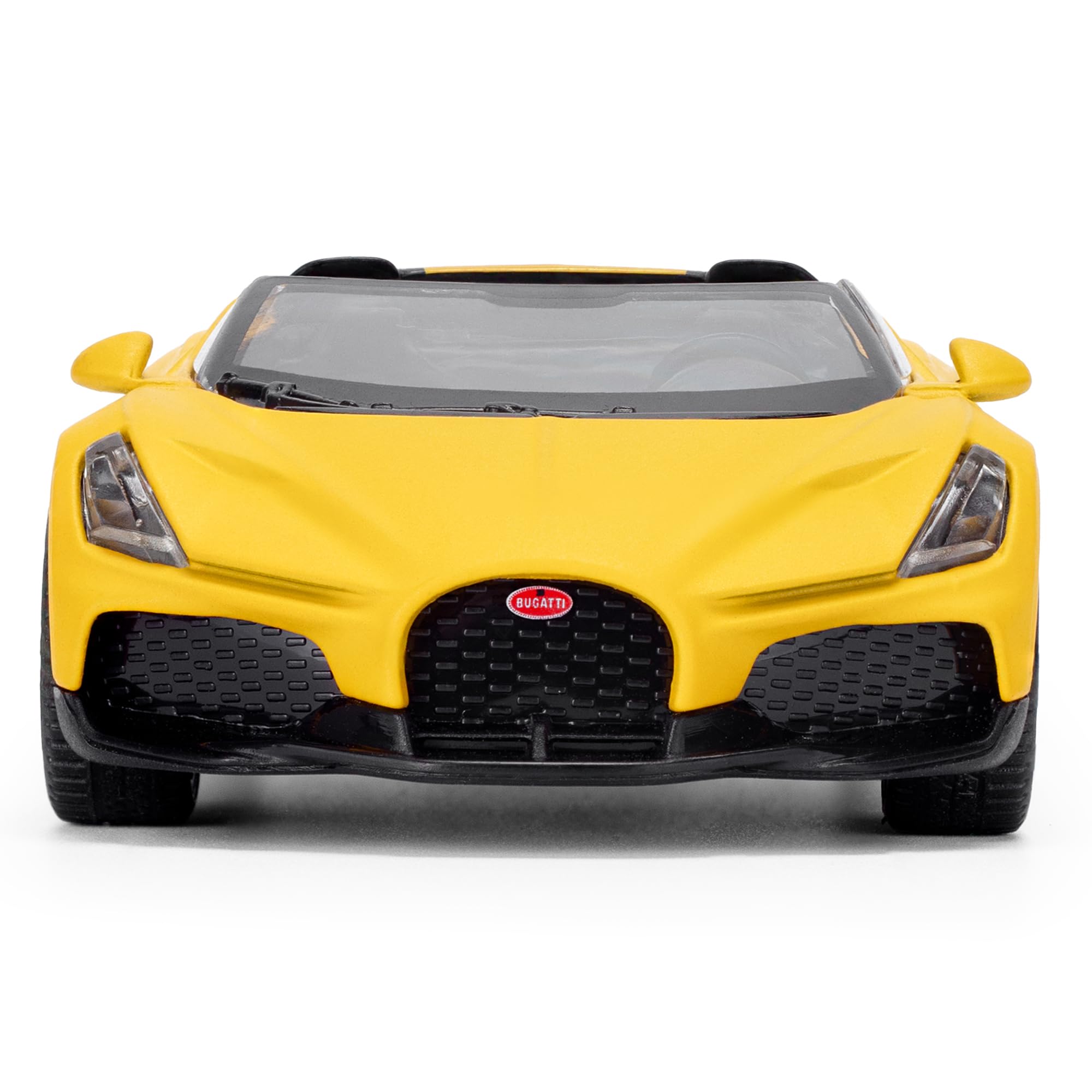 Bugatti Mistral Roadster 1:43 Scale Die-Cast Model Car - Sunbeam Yellow, 10.6 centimeters - Image 2