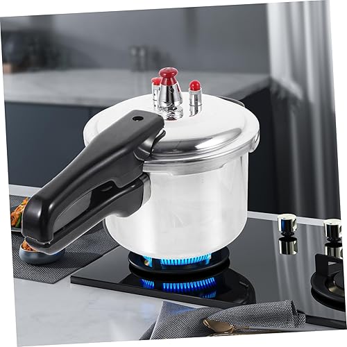 Miniatura 8 de Olla de alta presión con mango ergonómico, olla a presión multifuncional para cocinar al vapor, sopa y guisar para cocinar en casa con estufas de