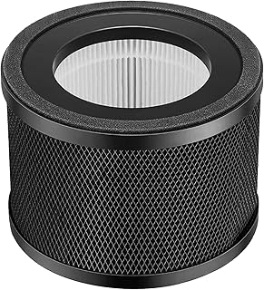 HALIEVE TT-AP001 Replacement Filter, True HEPA & Activated Carbon Air Filter Compatible with TaoTronics TT-AP001 & VAVA VA-EE014 Air Purifier