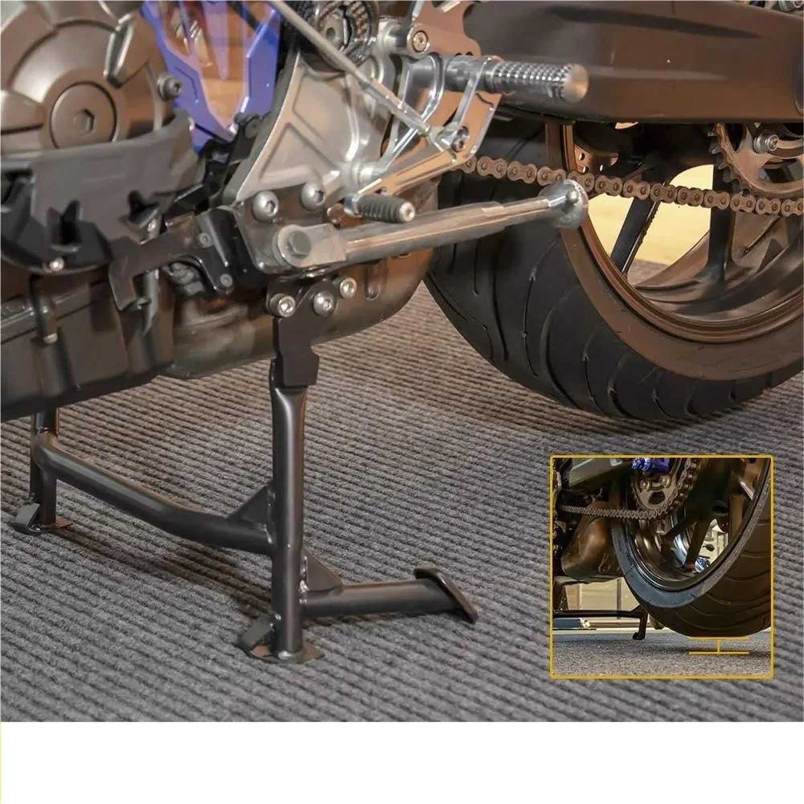 Supporto Cavalletto Laterale Cavalletto Centrale Moto, per Y&amaha FZ-07 FZ07 MT07 per Tracer 700 2013-2020
