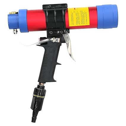 Wedinard Caulking Gun, Air Caulking Power Tools Pneumatic Hot Glue Gun, Straight Window Glass Doors for Bathtubs Fish Tanks