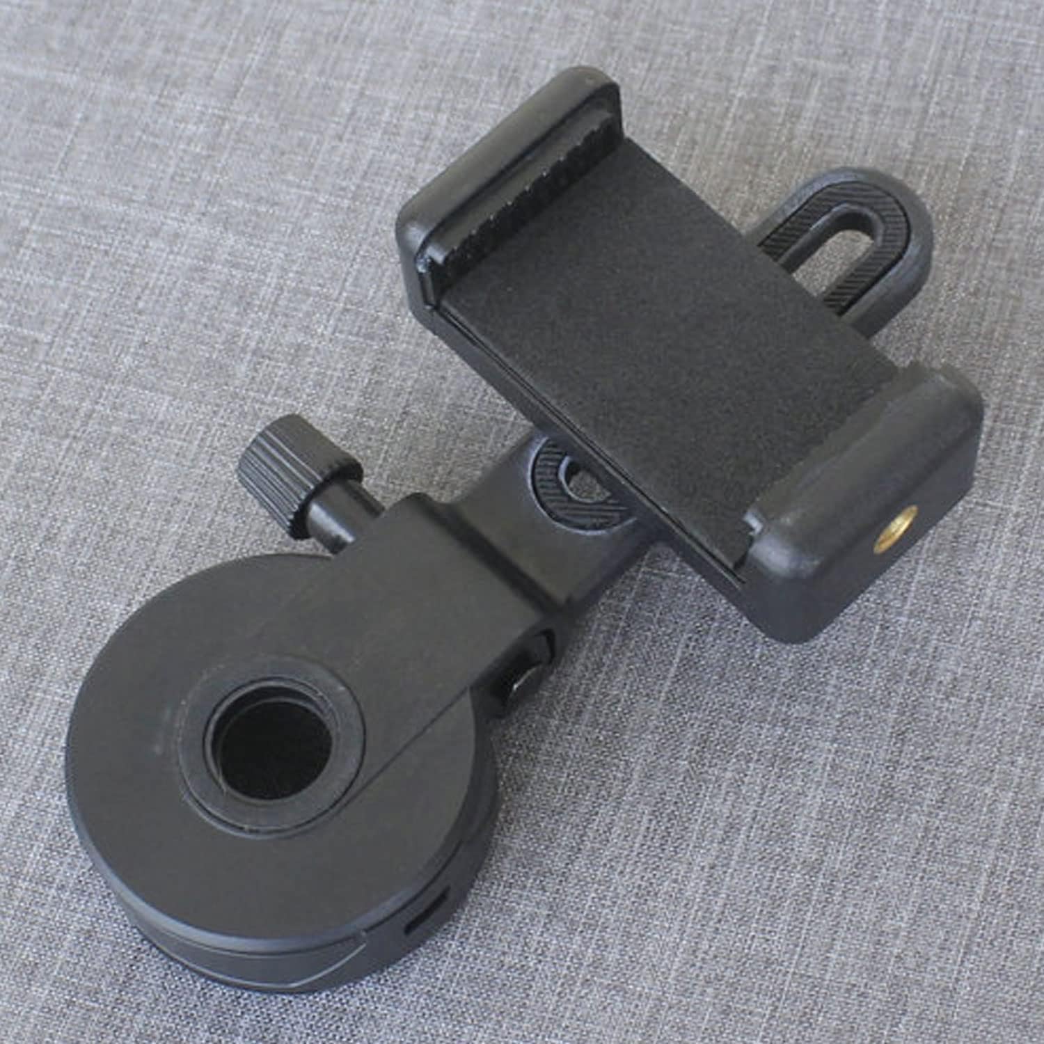 CAM2 Adattatore per telefono telescopico, cannocchiale, binocolo compatibile, monoculare, microscopio, telescopio, supporto per smartphone, installazione semplice, regolabile, clip regolabile per
