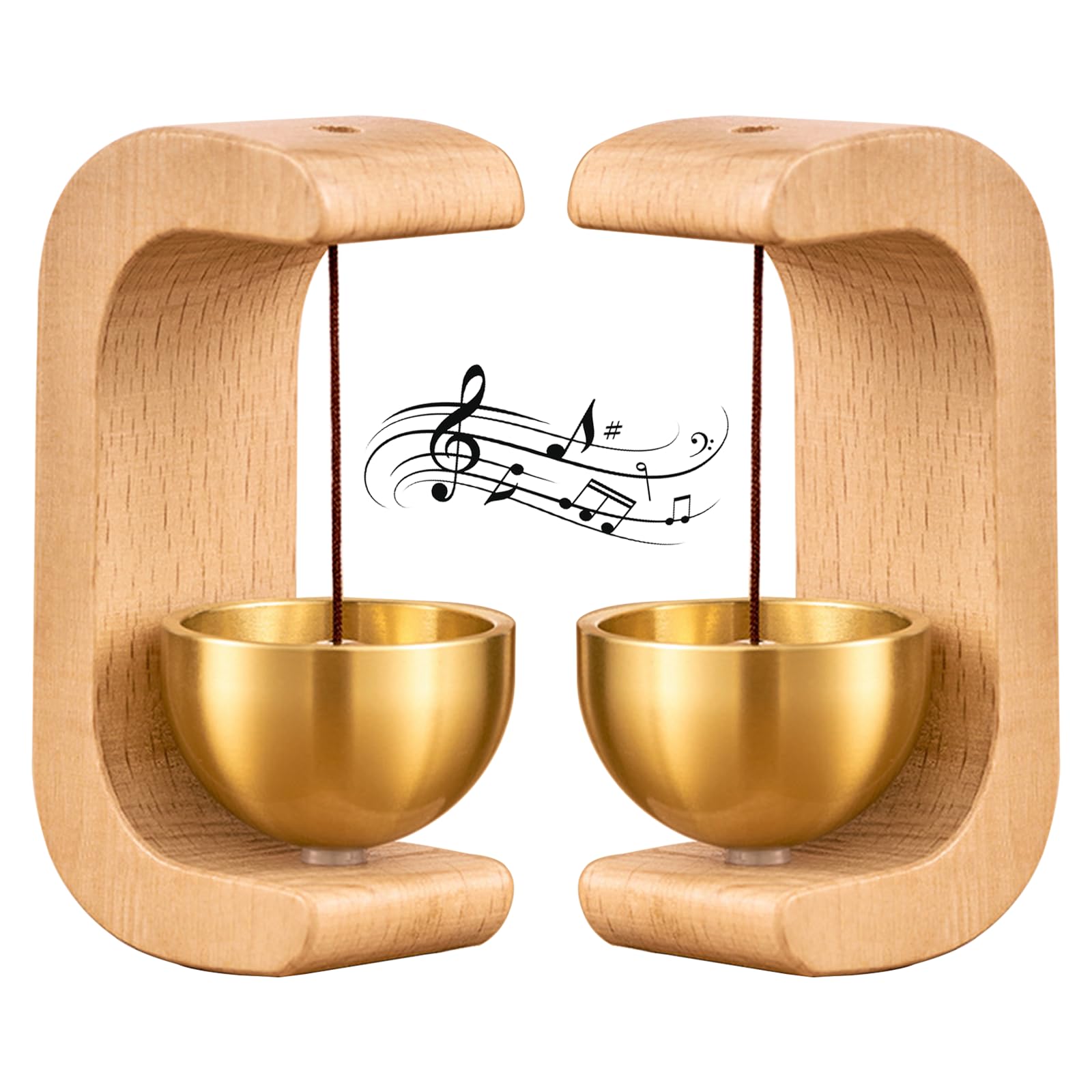 Rustic Wooden Door Chime - 2 Pack -1