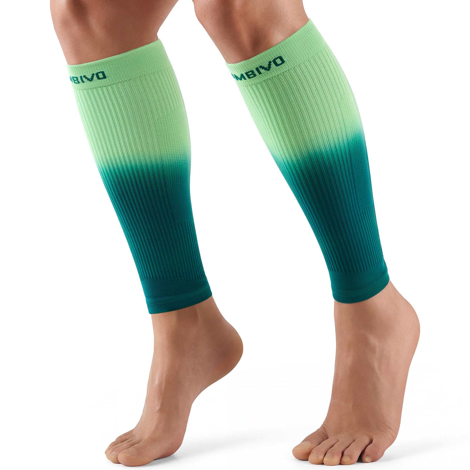 CAMBIVO Waden Kompression Herren & Damen, Kompressionsstrümpfe für Sport, Reisen & Langes Stehen, Wadenbandage mit Gradueller Kompression, Atmungsaktive Compression Sleeves für Laufen Fitness