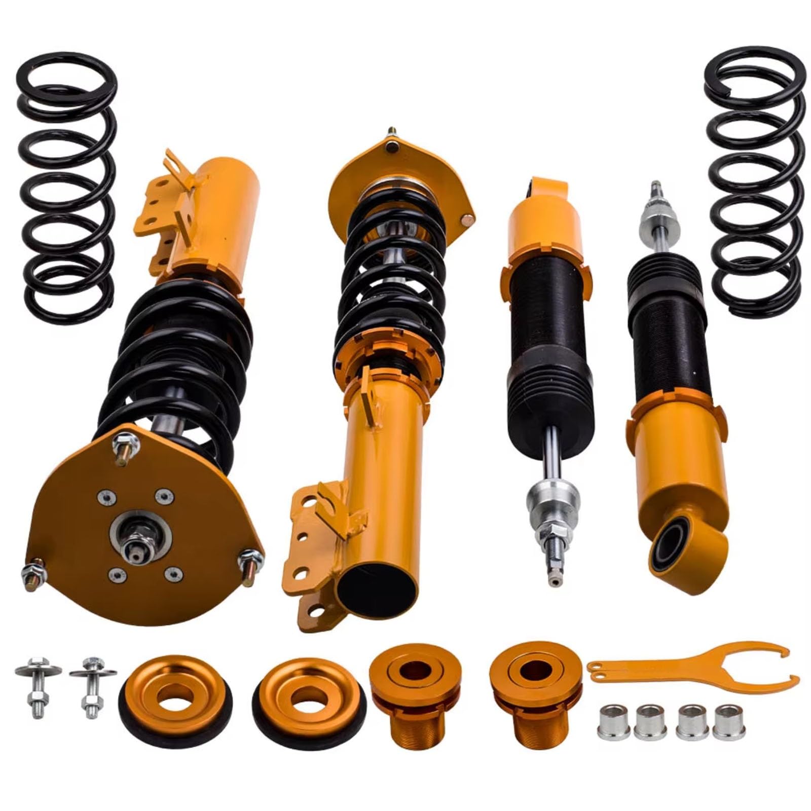 Ammortizzatori per Auto compatibili con Lexus ES300 1992-2001 Kit coilover da 4 Pezzi con Altezza Regolabile sospensioni Anteriori e Posteriori ricambi Auto.