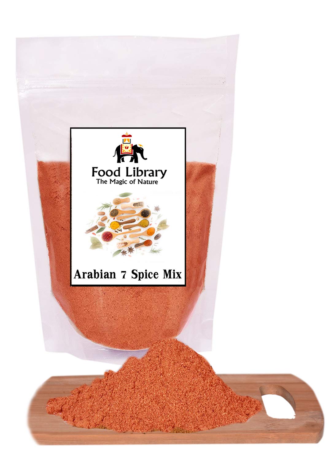 World Flavours | Epicurean Spices | Global Seasonings | International Spices. (200gm, Arabic 7 Spice Mix Powder)